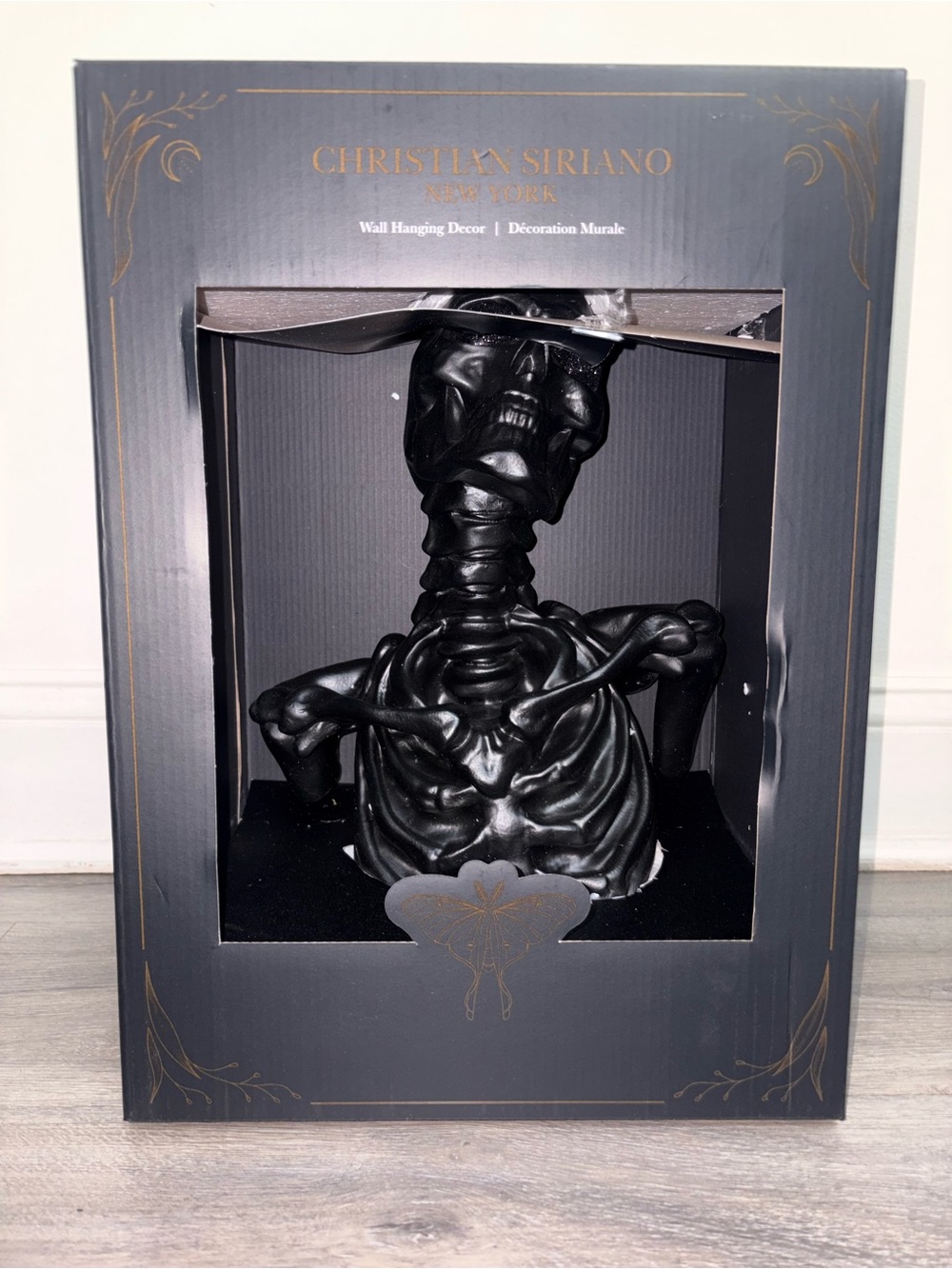 Christian Siriano Black Wall Hanging Home Art Sculpture